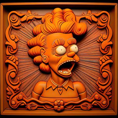 3D model st Lisa Marie Simpson (STL)